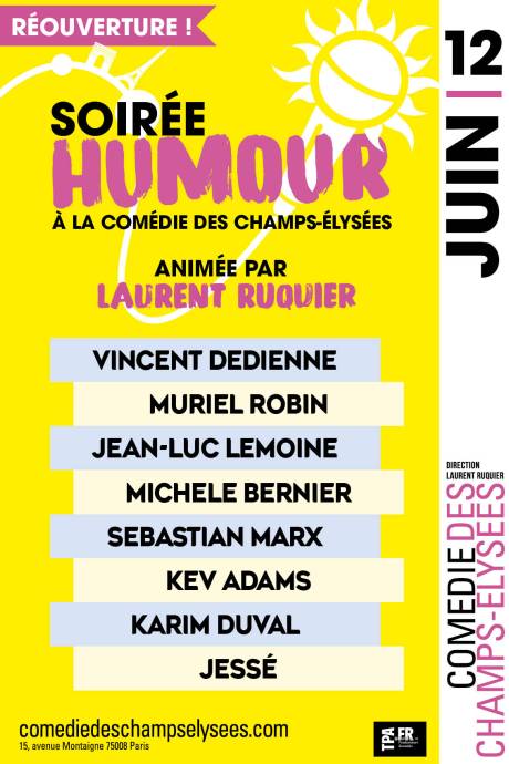 Soirée humour du 12 juin