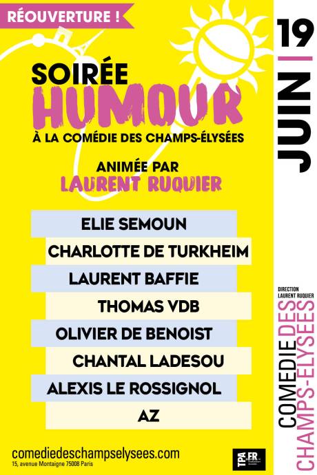 Soirée humour du 19 juin
