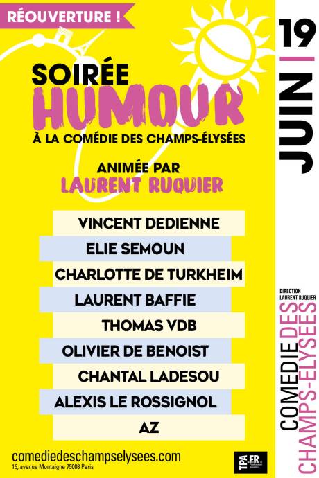Soirée humour du 19 juin